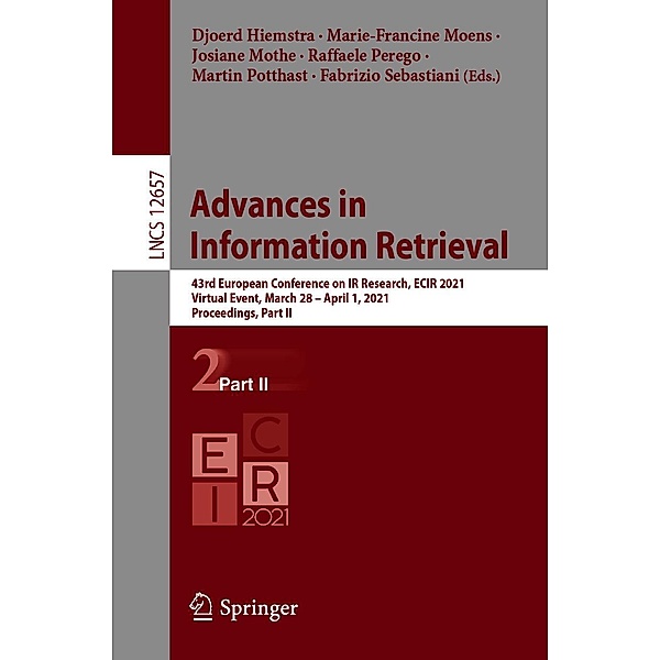 Advances in Information Retrieval / Lecture Notes in Computer Science Bd.12657
