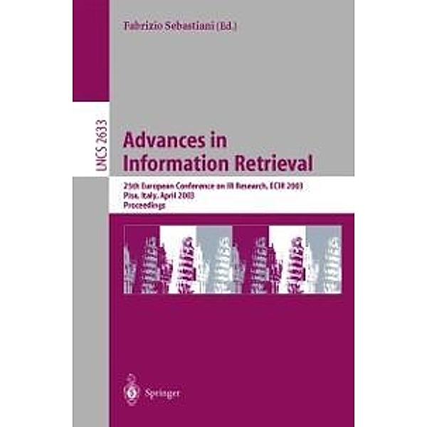 Advances in Information Retrieval / Lecture Notes in Computer Science Bd.2633