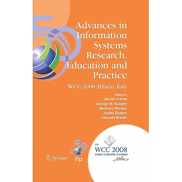 Advances in Information Systems Research, Education and Practice / IFIP Advances in Information and Communication Technology Bd.274