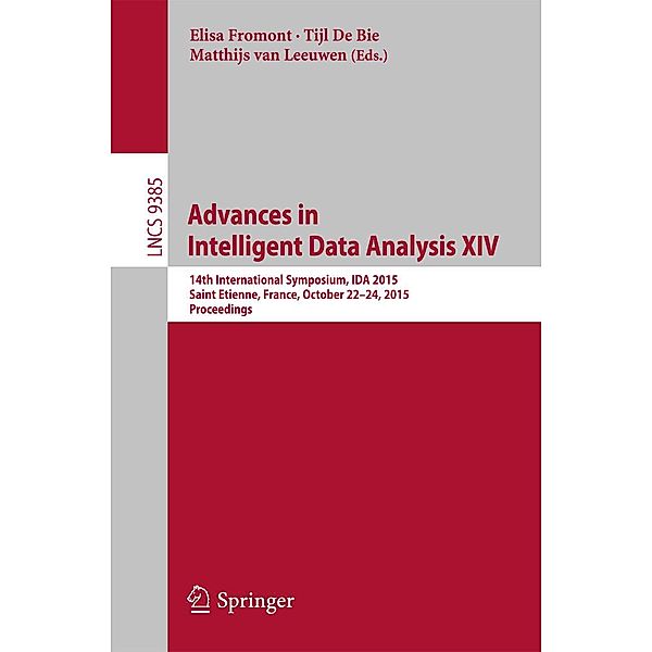 Advances in Intelligent Data Analysis XIV / Lecture Notes in Computer Science Bd.9385