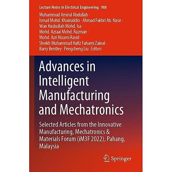 Advances in Intelligent Manufacturing and Mechatronics