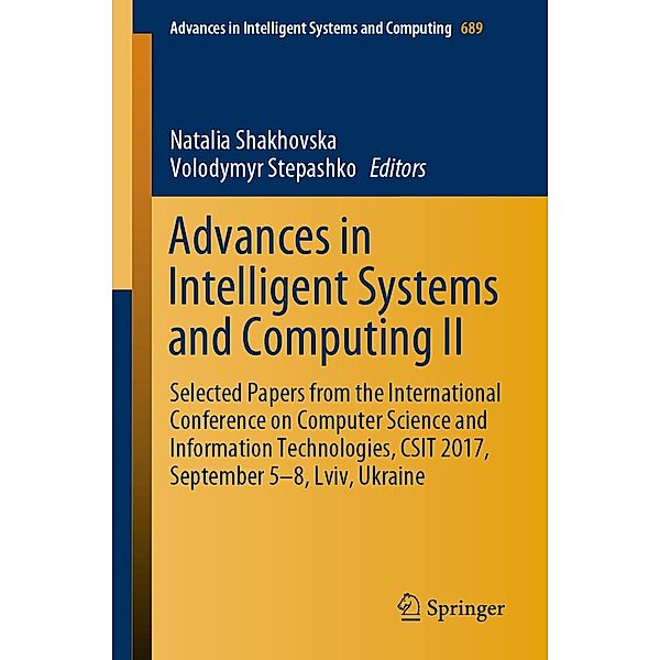 Advances in Intelligent Systems and Computing II / Advances in Intelligent Systems and Computing Bd.689