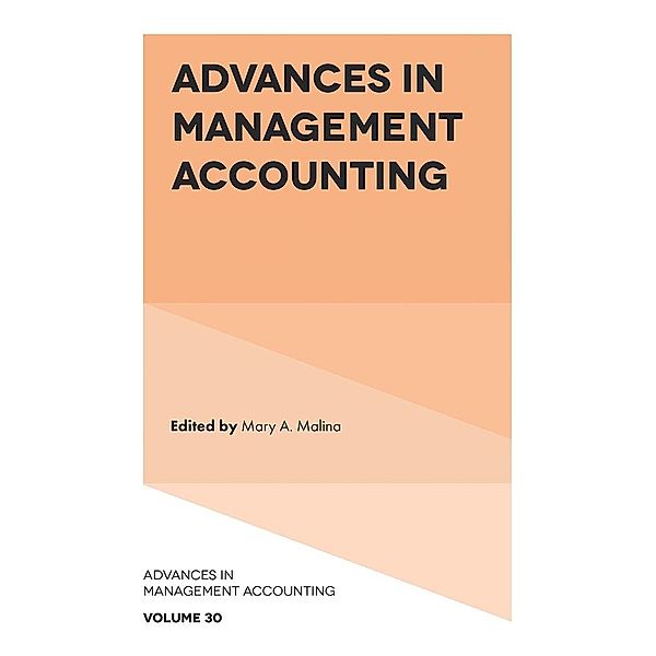 Advances in Management Accounting