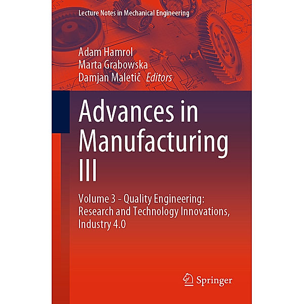 Advances in Manufacturing III