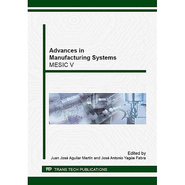 Advances in Manufacturing Systems