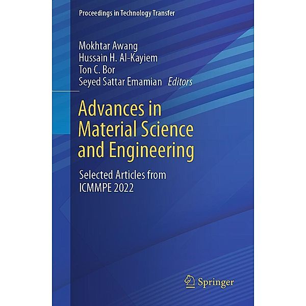 Advances in Material Science and Engineering / Proceedings in Technology Transfer