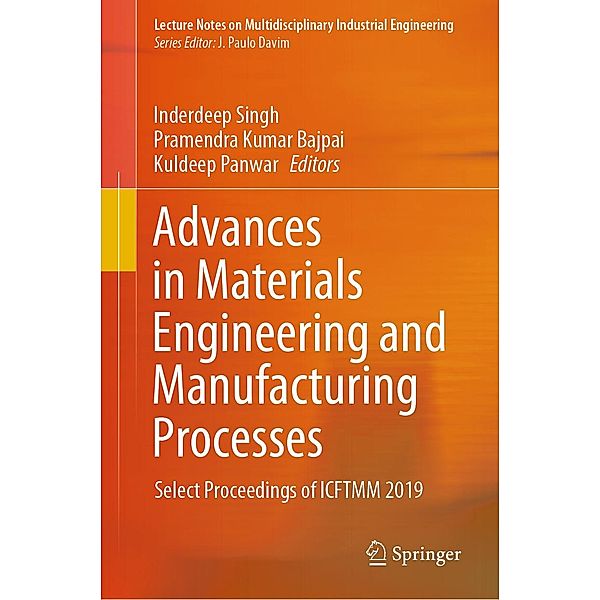 Advances in Materials Engineering and Manufacturing Processes / Lecture Notes on Multidisciplinary Industrial Engineering