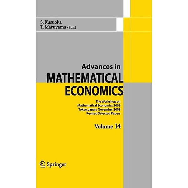 Advances in Mathematical Economics Volume 14 / Advances in Mathematical Economics Bd.14, Shigeo Kusuoka, Toru Maruyama