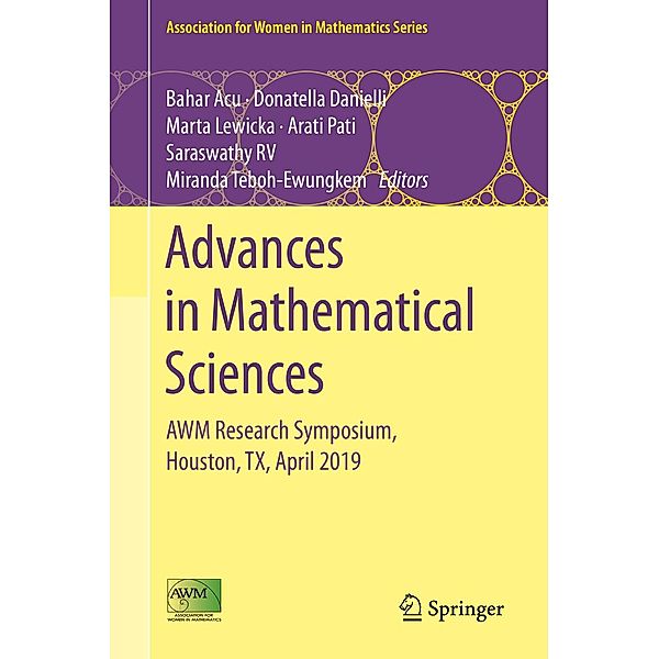 Advances in Mathematical Sciences / Association for Women in Mathematics Series Bd.21