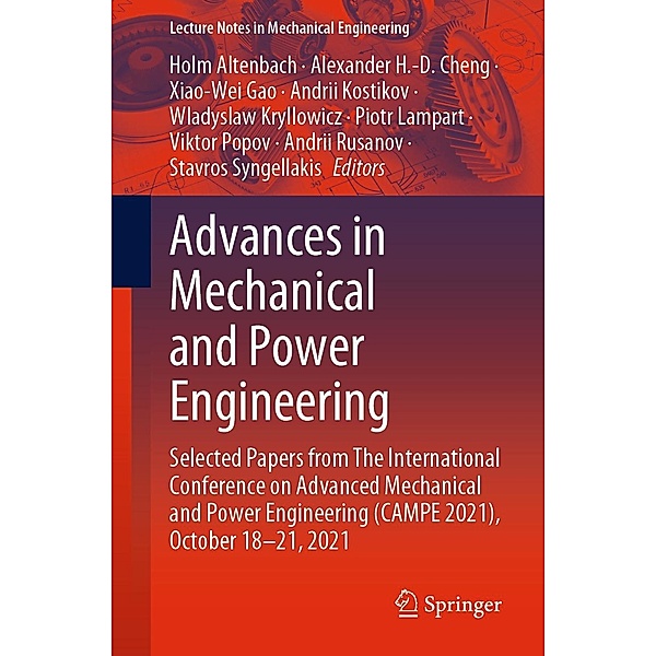 Advances in Mechanical and Power Engineering / Lecture Notes in Mechanical Engineering