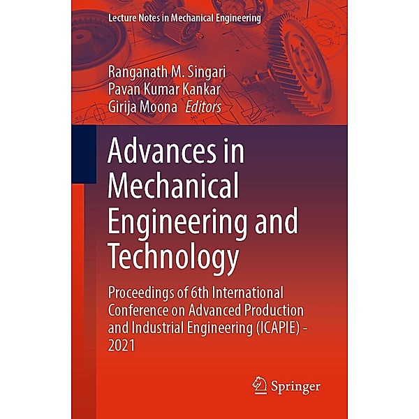 Advances in Mechanical Engineering and Technology / Lecture Notes in Mechanical Engineering