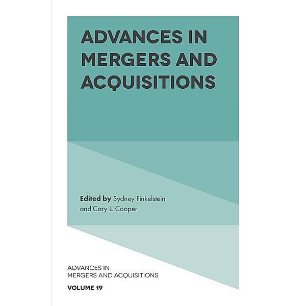 Advances in Mergers and Acquisitions