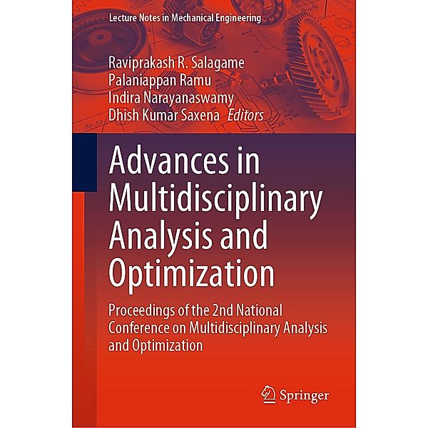Advances in Multidisciplinary Analysis and Optimization / Lecture Notes in Mechanical Engineering