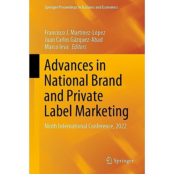 Advances in National Brand and Private Label Marketing / Springer Proceedings in Business and Economics