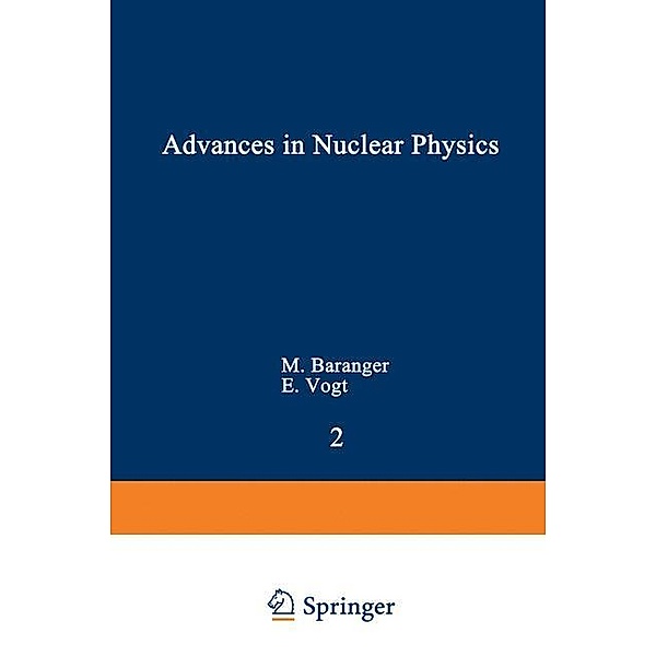 Advances in Nuclear Physics, Michel Baranger, Erich Vogt