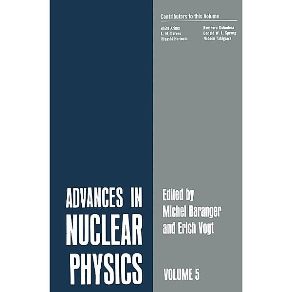 Advances in Nuclear Physics / Advances in Nuclear Physics Bd.5, Michel Baranger, Erich Vogt