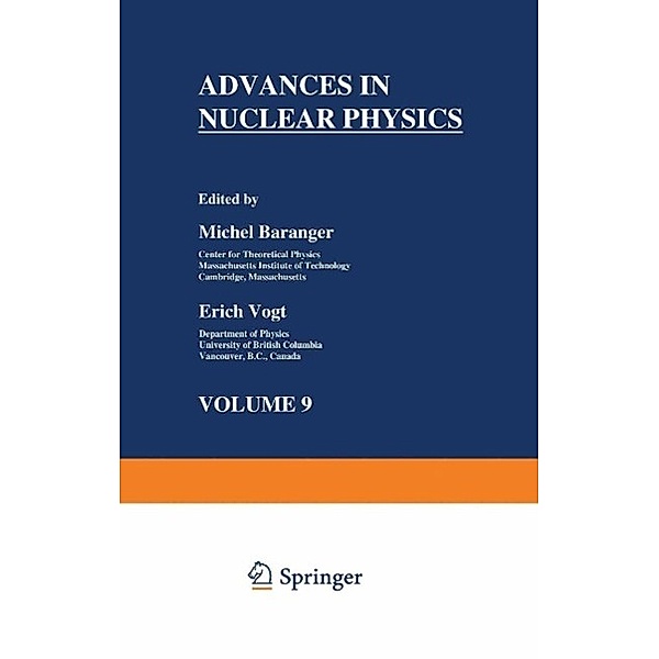 Advances in Nuclear Physics / Advances in Nuclear Physics Bd.9, Michel Baranger