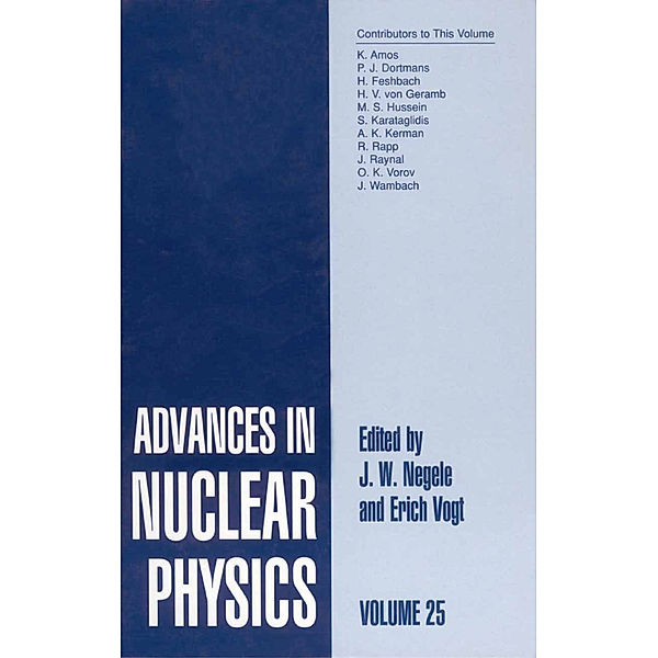Advances in Nuclear Physics.Vol.25