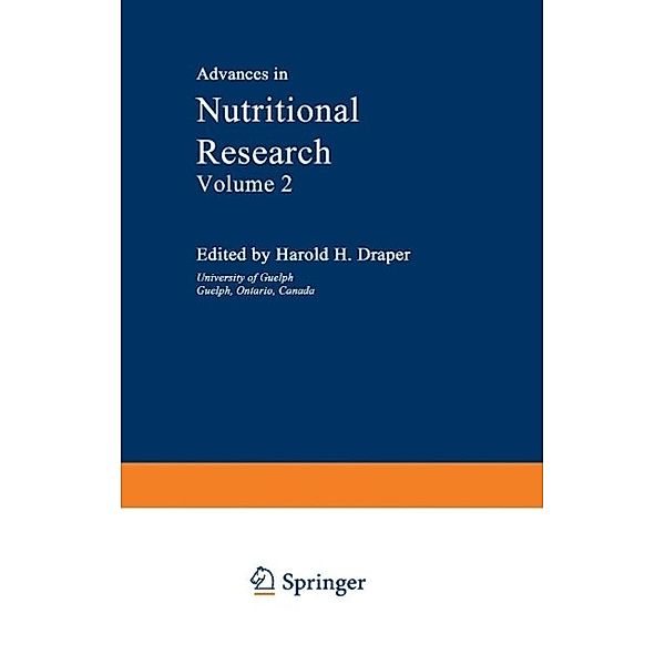 Advances in Nutritional Research / Advances in Nutritional Research Bd.2, H. Draper