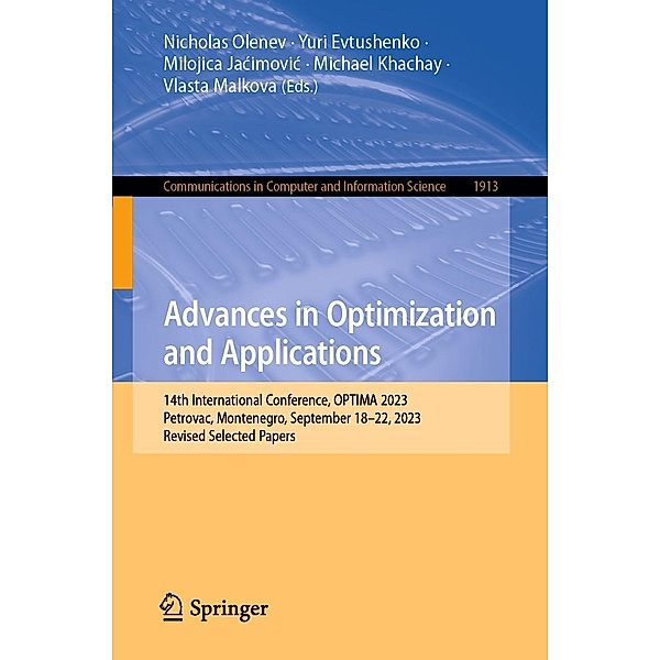 Advances in Optimization and Applications / Communications in Computer and Information Science Bd.1913