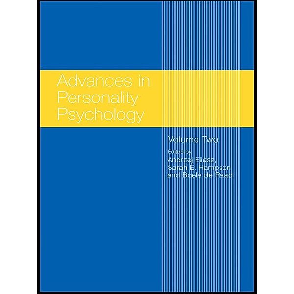 Advances in Personality Psychology