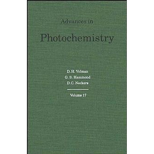Advances in Photochemistry, Volume 17 / Advances in Photochemistry Bd.17