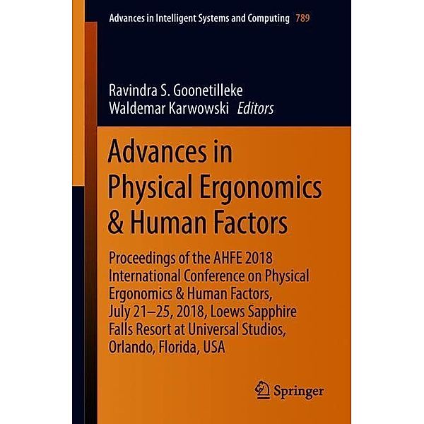 Advances in Physical Ergonomics & Human Factors