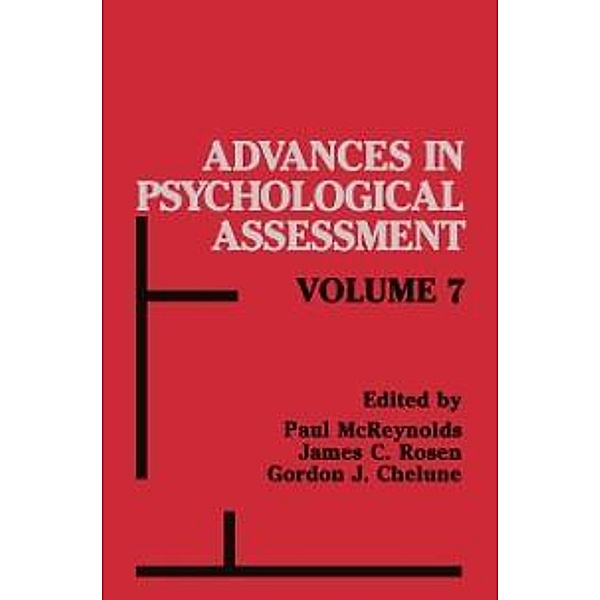 Advances in Psychological Assessment / Advances in Psychological Assessment Bd.7