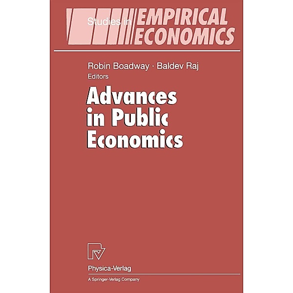 Advances in Public Economics / Studies in Empirical Economics