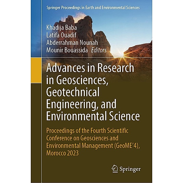 Advances in Research in Geosciences, Geotechnical Engineering, and Environmental Science / Springer Proceedings in Earth and Environmental Sciences