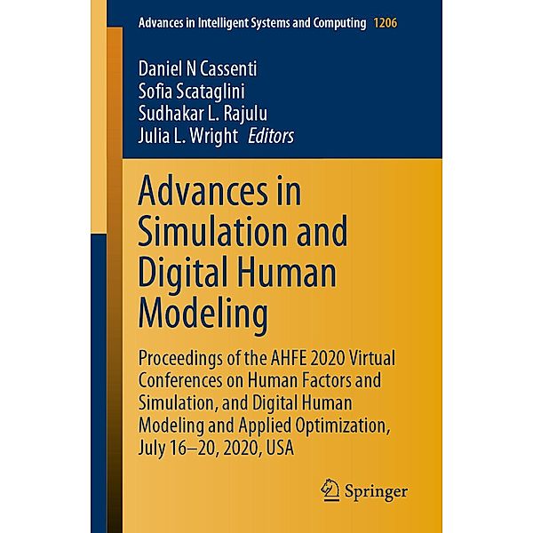 Advances in Simulation and Digital Human Modeling / Advances in Intelligent Systems and Computing Bd.1206