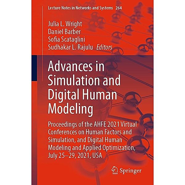 Advances in Simulation and Digital Human Modeling / Lecture Notes in Networks and Systems Bd.264