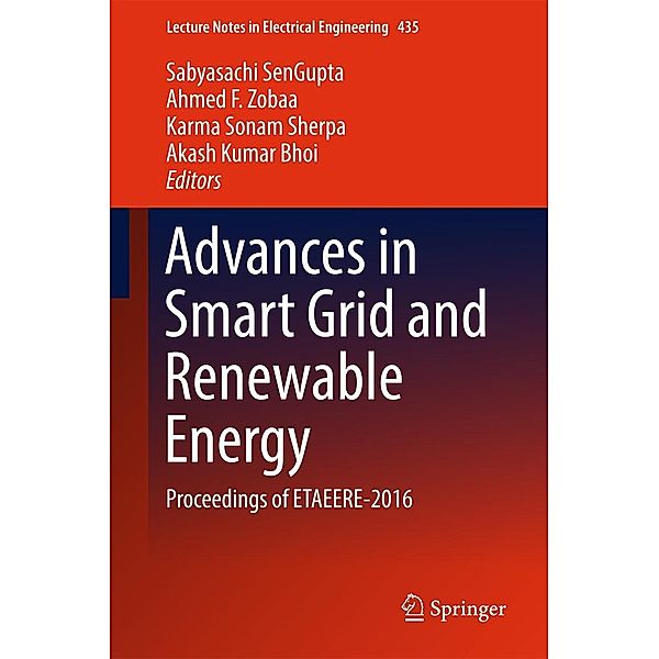 Advances in Smart Grid and Renewable Energy / Lecture Notes in Electrical Engineering Bd.435