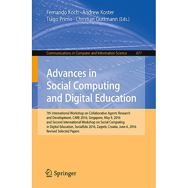 Advances in Social Computing and Digital Education