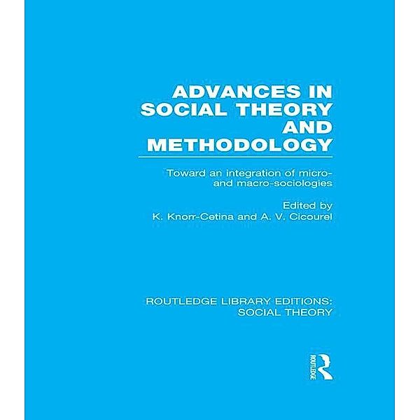 Advances in Social Theory and Methodology