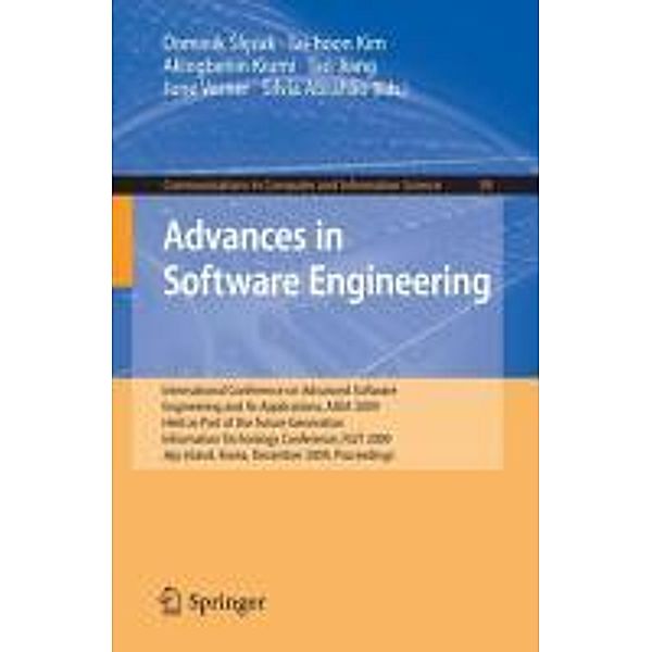 Advances in Software Engineering / Communications in Computer and Information Science Bd.59, Tao Jiang, Dominik Slezak, Tai-Hoon Kim, Akingbehin Kiumi, June Verner