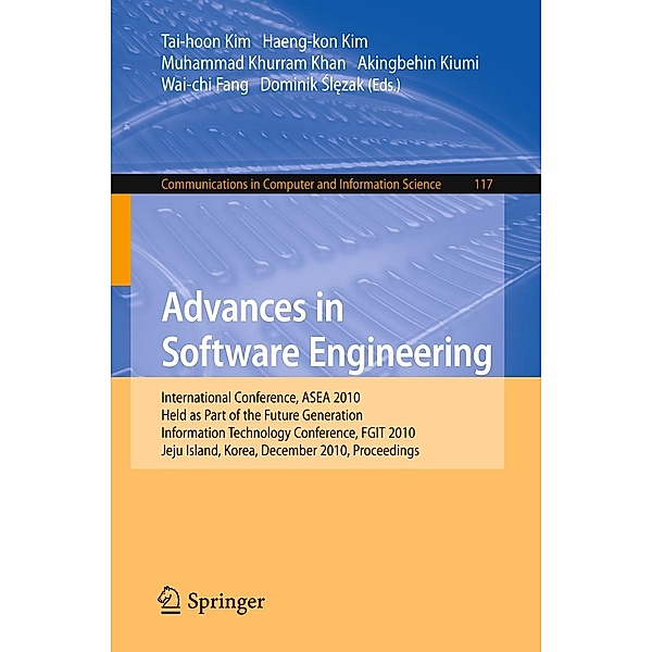 Advances in Software Engineering / Communications in Computer and Information Science Bd.117
