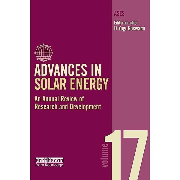 Advances in Solar Energy: Volume 17, D. Yogi Goswami