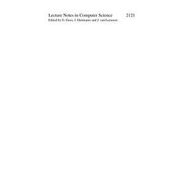 Advances in Spatial and Temporal Databases / Lecture Notes in Computer Science Bd.2121