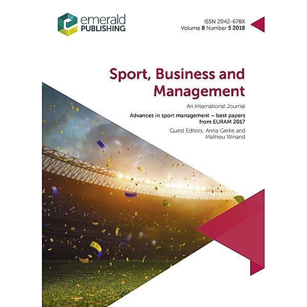 Advances in Sport Management - Best papers from EURAM 2017