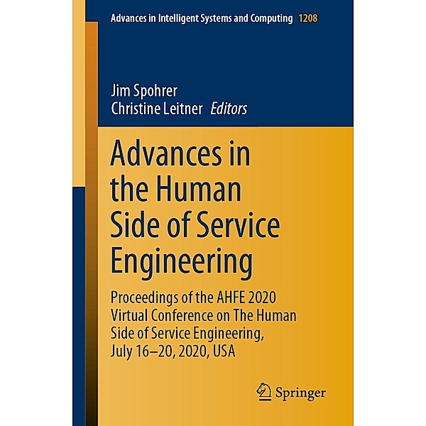 Advances in the Human Side of Service Engineering / Advances in Intelligent Systems and Computing Bd.1208