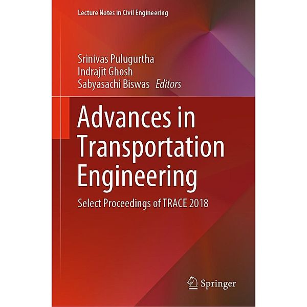 Advances in Transportation Engineering / Lecture Notes in Civil Engineering Bd.34