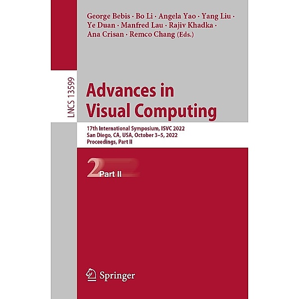 Advances in Visual Computing / Lecture Notes in Computer Science Bd.13599