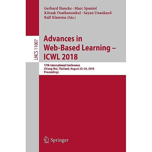 Advances in Web-Based Learning - ICWL 2018