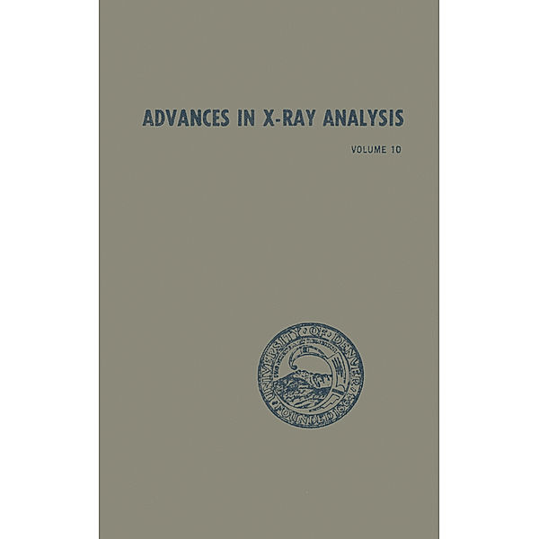 Advances in X-Ray Analysis, John B. Newkirk, Gavin R. Mallett
