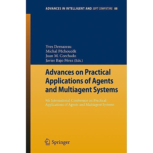 Advances on Practical Applications of Agents and Multiagent Systems