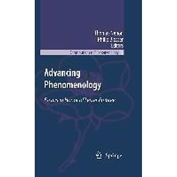 Advancing Phenomenology / Contributions to Phenomenology Bd.62, Philip Blosser, Thomas Nenon