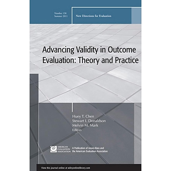 Advancing Validity in Outcome Evaluation