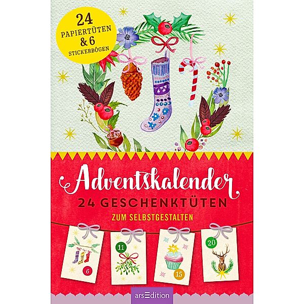 Adventskalender. 24 Geschenktüten zum Selbstgestalten