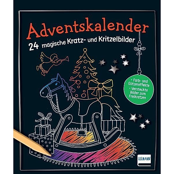 Adventskalender - 24 magische Kratz- und Kritzelbilder, Sandra Frings